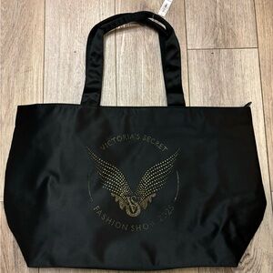 Victoria's Secret Black and Gold Fashion Show Tote